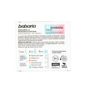 Babaria Creme facial microbiota balance 50 ml