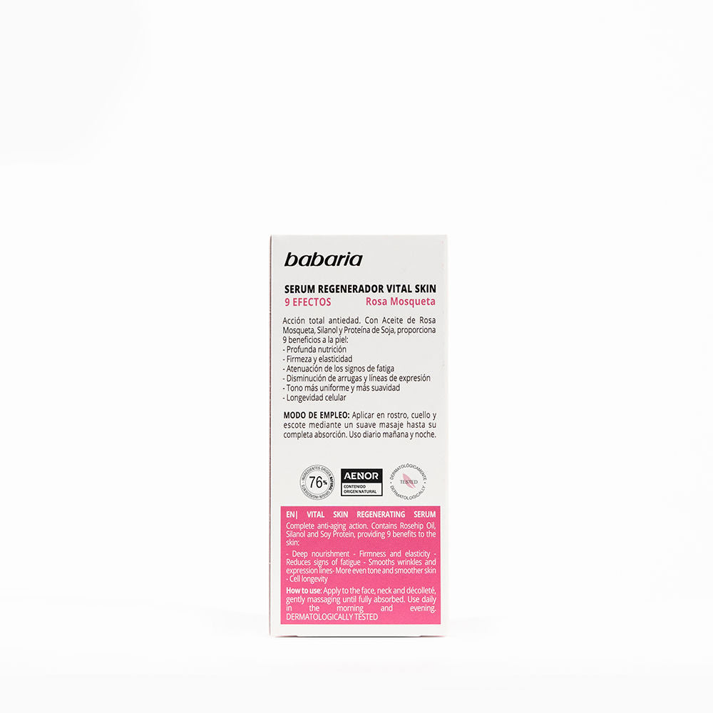 Babaria Rosa mosqueta vital skin 9 serum regenerador 50 ml