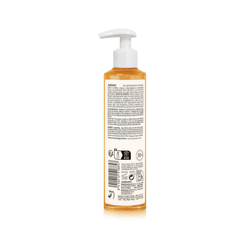 Babaria Gel de limpeza com vitamina c 200 ml