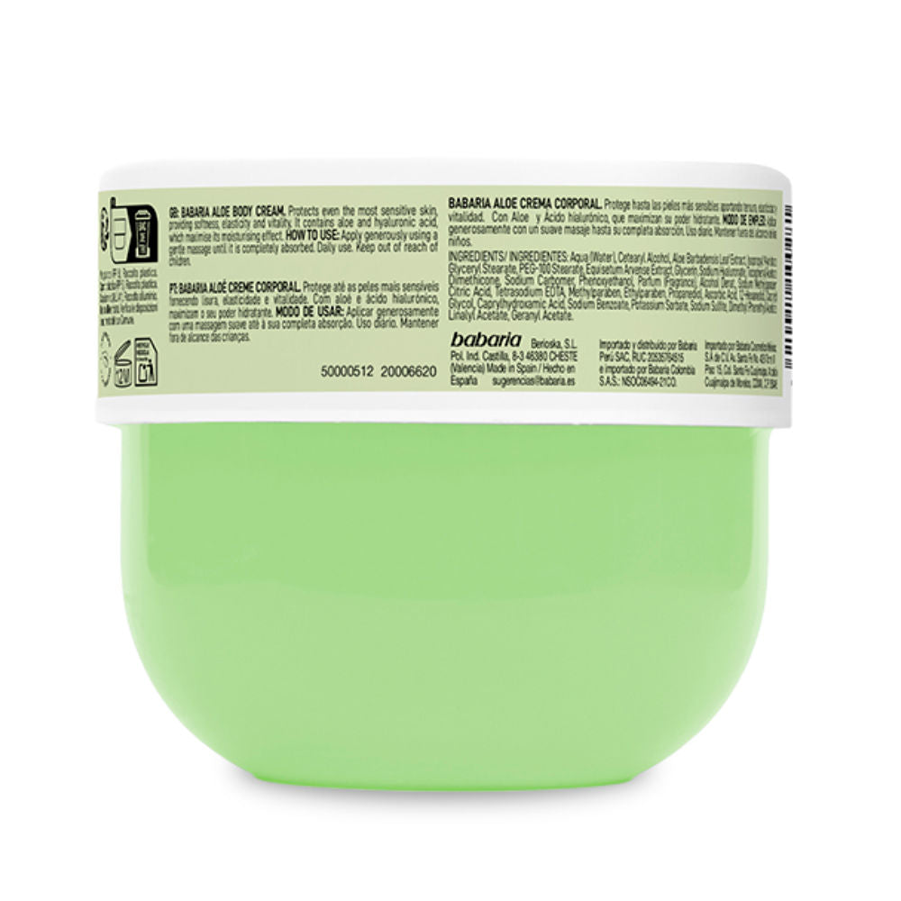 Babaria Creme corporal aloe fresh 400 ml