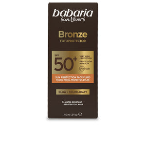 Babaria Sun lovers bronze fluido solar facial spf50+ 40 ml