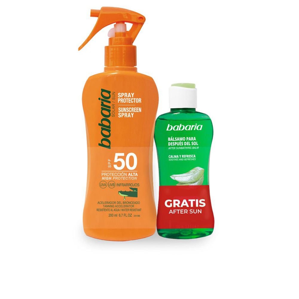 Babaria Conjunto de 2 peças solar aloe spf50