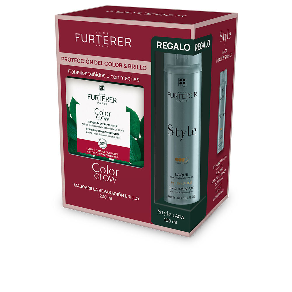 Rene Furterer Conjunto de máscara color glow + spray de cabelo (2 peças)
