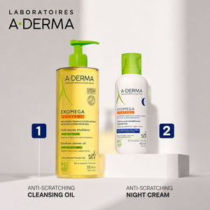 A-Derma Exomega Control Creme Emoliente Reparador de Noite 400ml