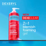 Dexeryl Dexeclear gel de limpeza antiacne, embalagem com 2 x 400 ml