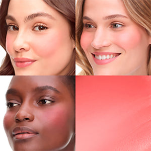 Bourjois Creme blush pequeno round #rosa antigo 8,5 g