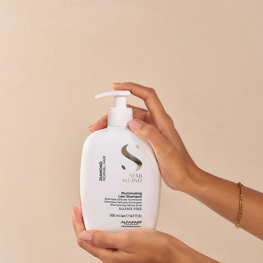 Alfaparf Milano Shampoo iluminador suave semi di lino diamond 500 ml