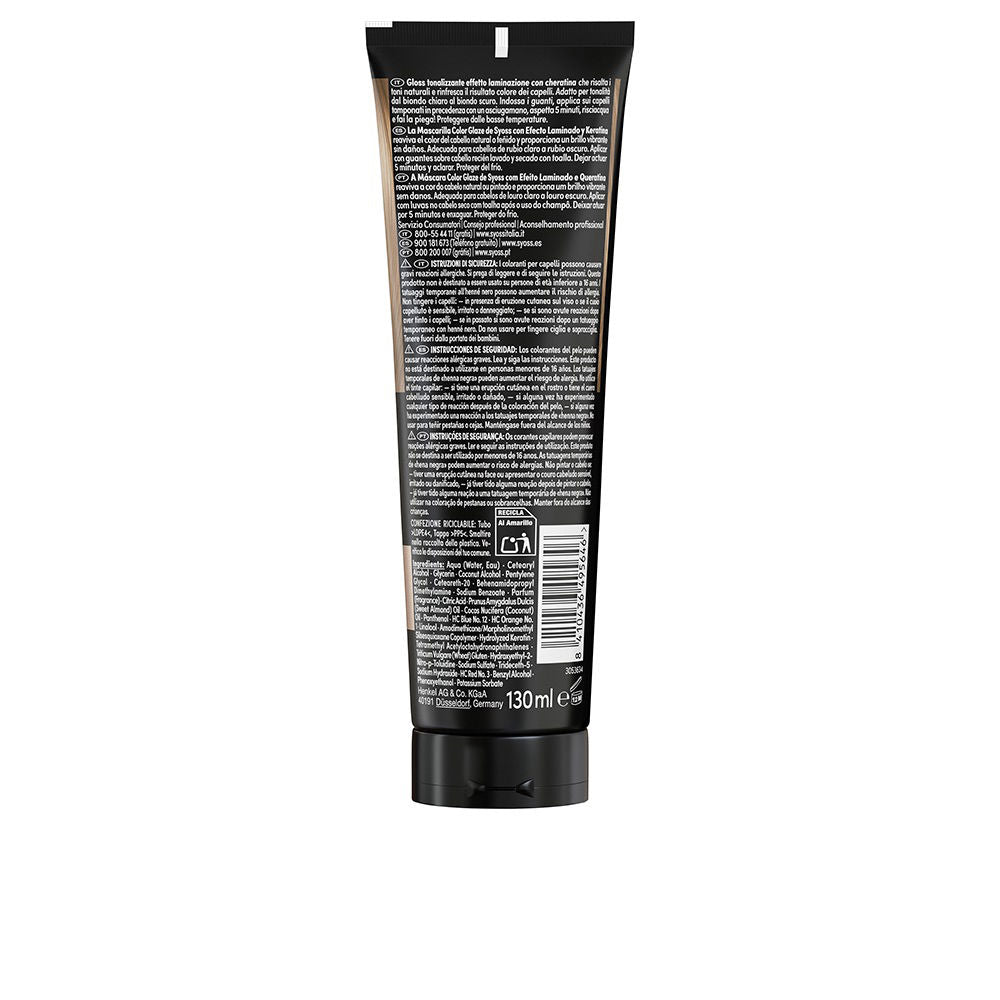 Syoss Esmalte colorido máscara de cor matificante com efeito laminado #loiro bege 130 ml