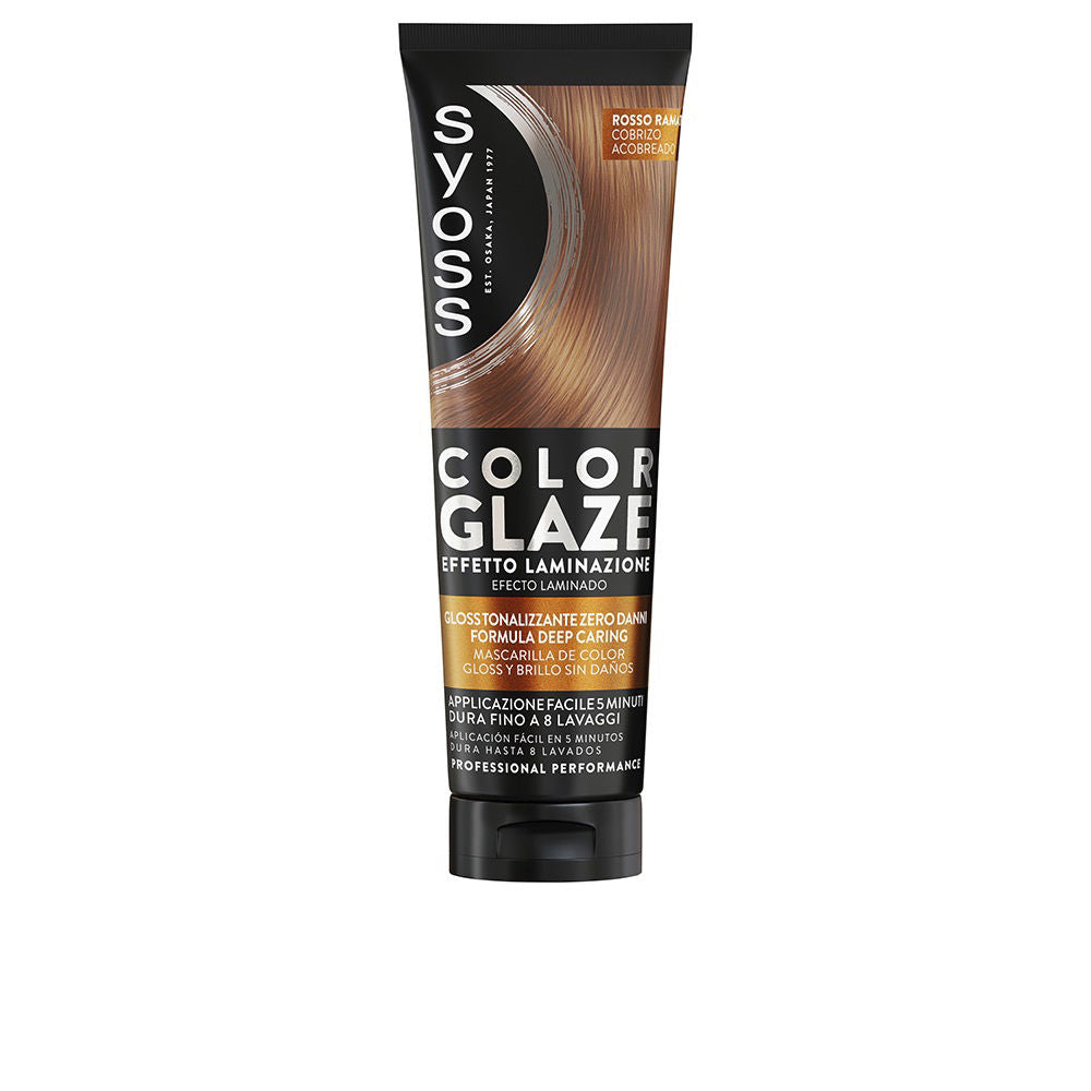 Syoss Esmalte colorido máscara de cor fosca com efeito laminado #cobre 130 ml