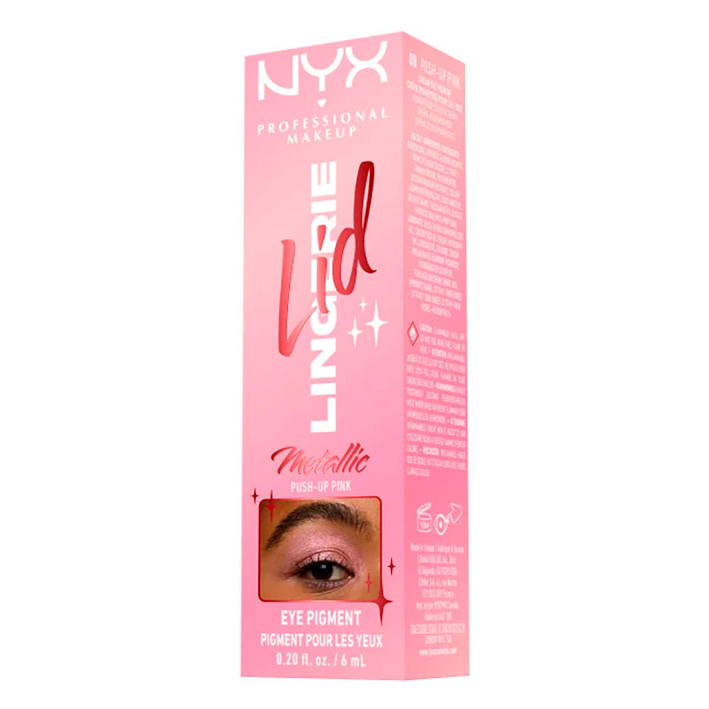 Nyx Professional Make Up Sombra para olhos lid lingerie matte #push-up pink 6 ml