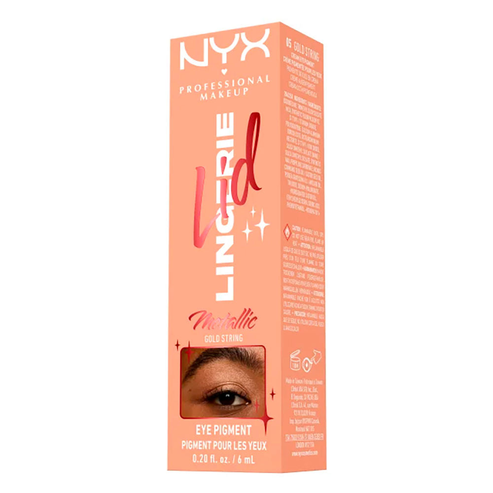 Nyx Professional Make Up Sombra para olhos lid lingerie matte #gold string 6 ml