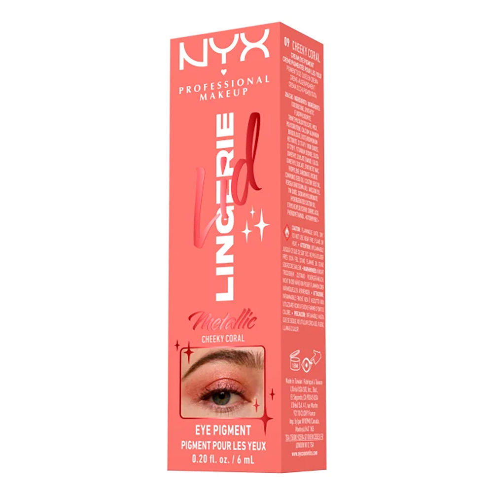 Nyx Professional Make Up Sombra para olhos lid lingerie matte #cheeky coral 6 ml