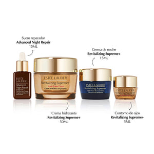 Estée Lauder Creme facial revitalizante supremo + poder da juventude, estojo com 5 unidades