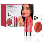 Clinique Conjunto cláudia arenas x clinique chubby #rosa 3 peças