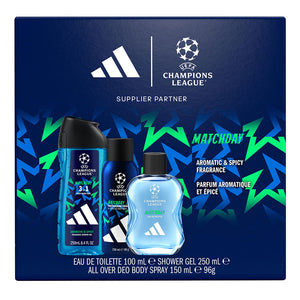 Adidas Conjunto de 3 peças para o dia de jogo dos campeões da uefa