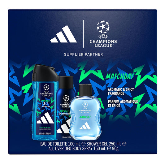 Adidas Conjunto de 3 peças para o dia de jogo dos campeões da uefa