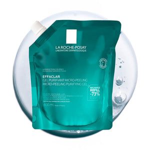La Roche Posay Effaclar gel microesfoliante purificante antiacne com ácido salicílico - recarregar 400 ml