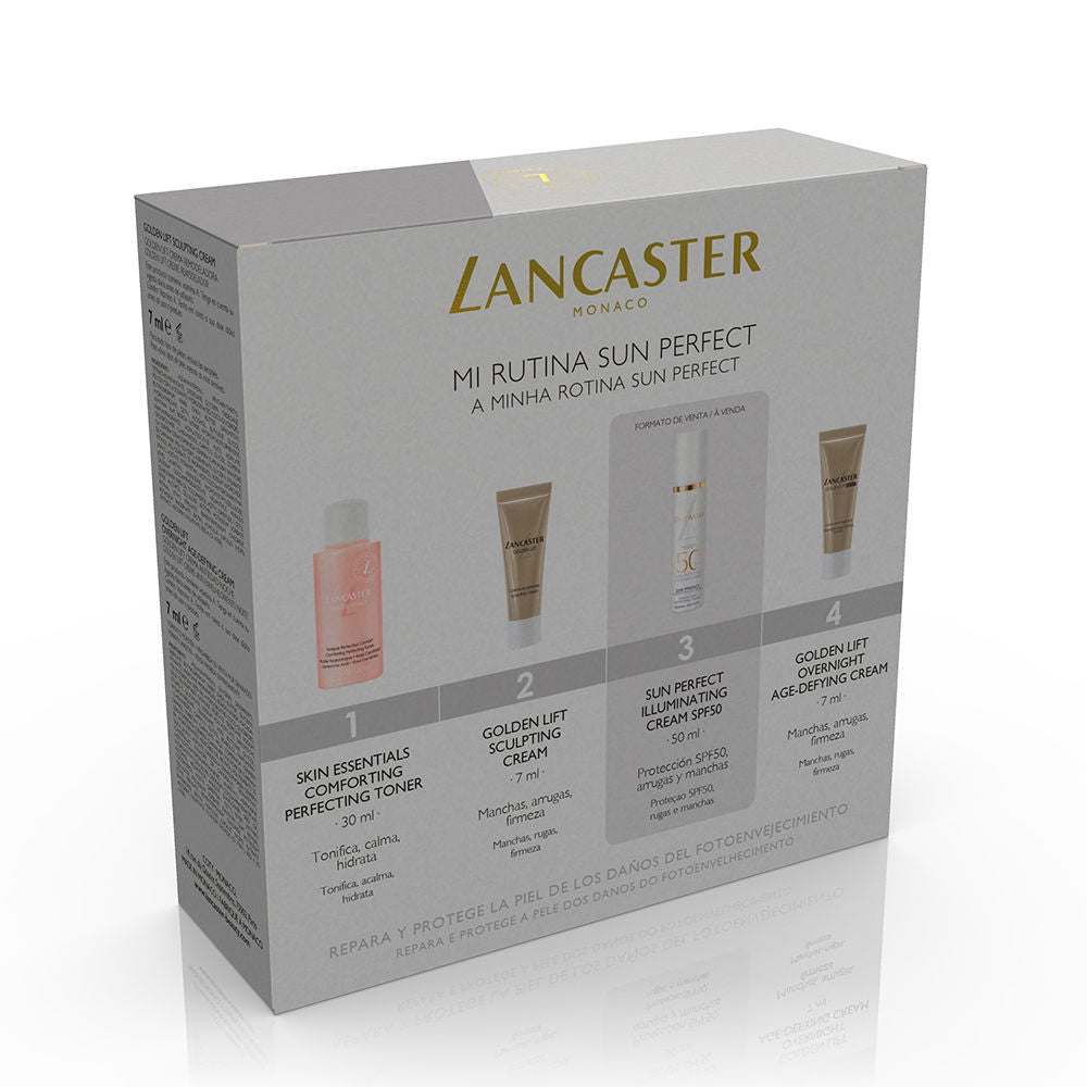 Lancaster Creme iluminador sun perfect fps 50, estojo com 3 unidades.