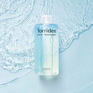 Torriden Água de limpeza com ácido hialurônico de baixo peso molecular dive-in 400 ml