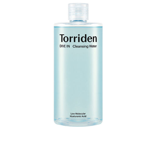 Torriden Água de limpeza com ácido hialurônico de baixo peso molecular dive-in 400 ml