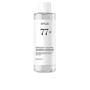 Anua Tônico calmante heartleaf 77+ hyaluron 250 ml