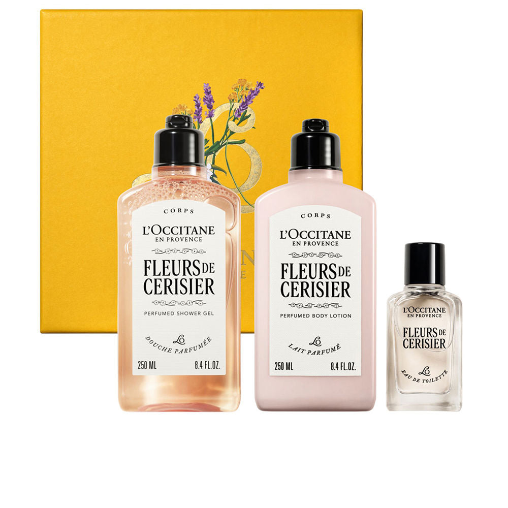 L'Occitane En Provence Estojo fleurs de cerisier 3 peças