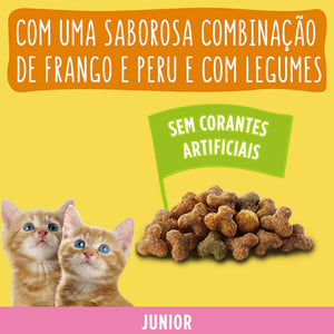 Ração Seca Purina Friskies Júnior Frango e Peru 1,5 kg