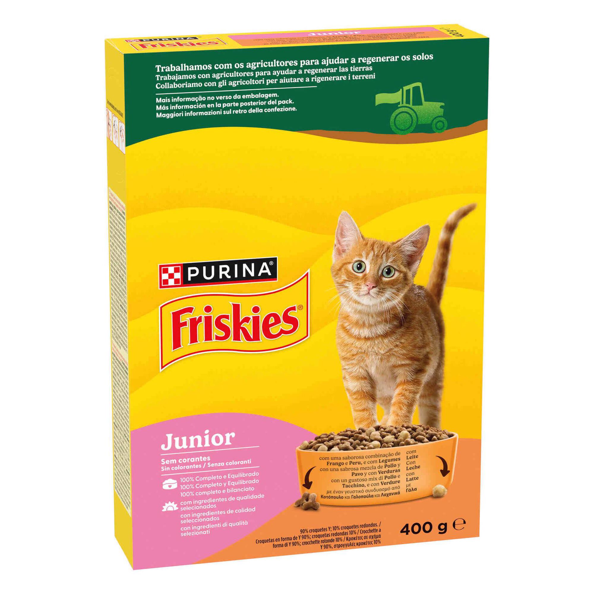 Ração Seca Purina Friskies Júnior Frango e Peru 1,5 kg