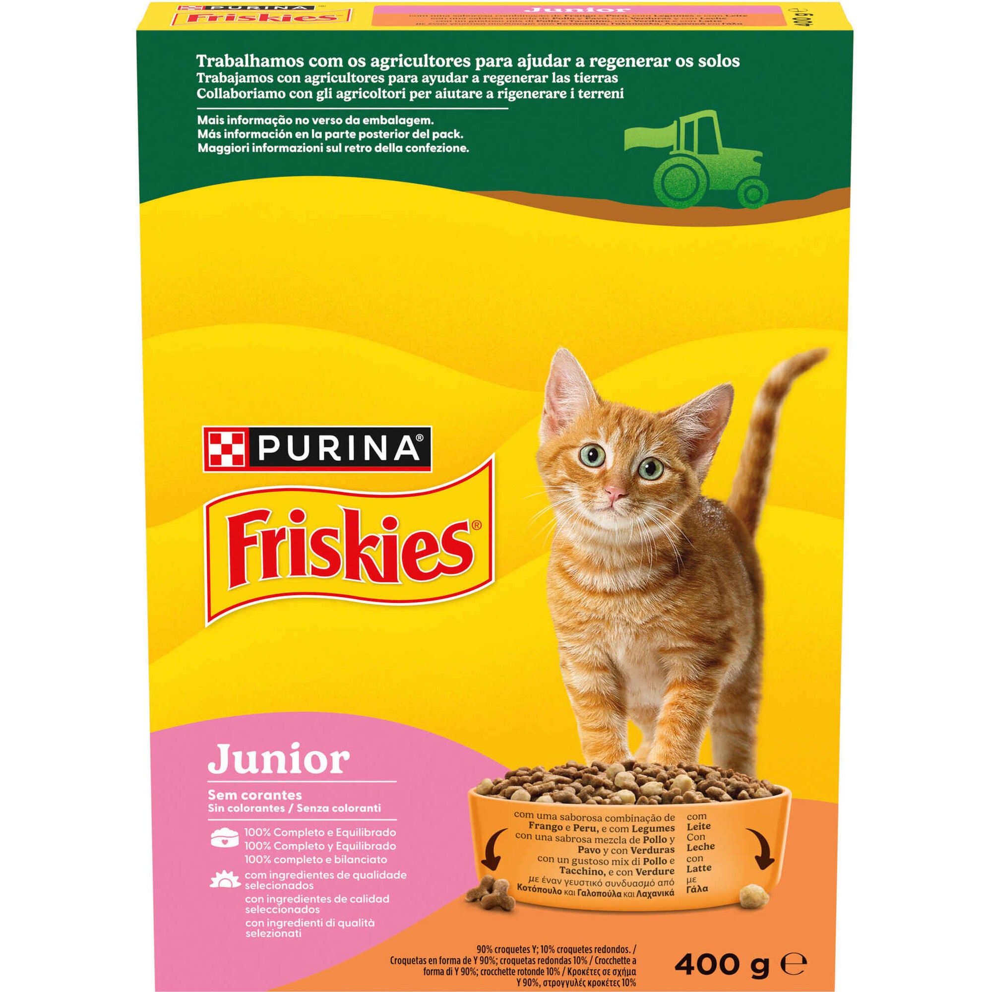 Ração Seca Purina Friskies Júnior Frango e Peru 1,5 kg
