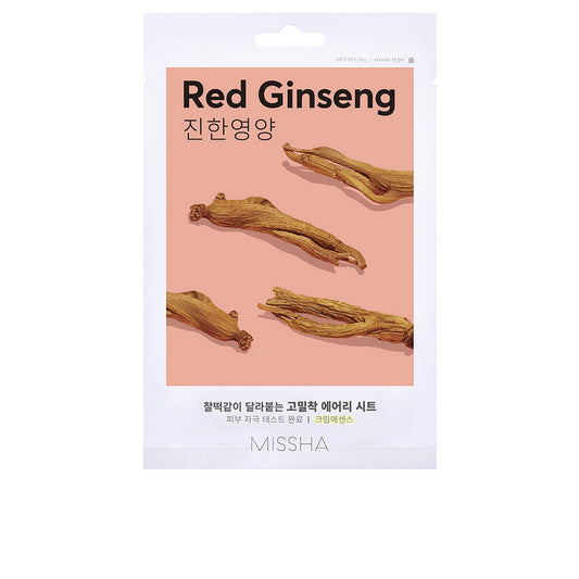 Missha Máscara facial air fit com ginseng vermelho 19 g
