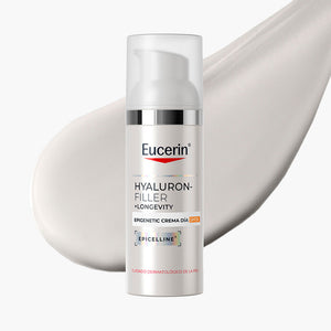 Eucerin Hyaluron-Filler + Longevity - Creme de Dia Antienvelhecimento Epigenético com FPS 30, 50 ml