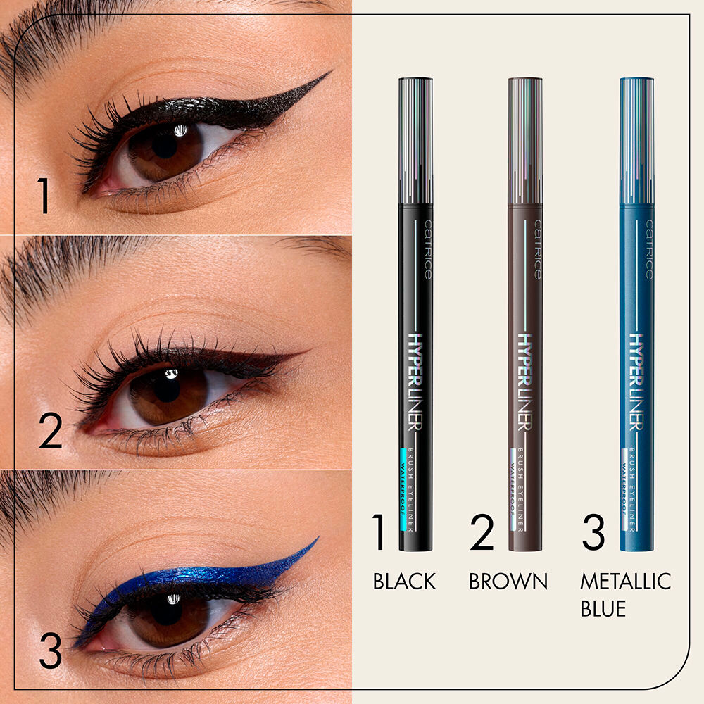 Catrice Hyper liner delineador em pincel à prova d'água #020 0,52 ml