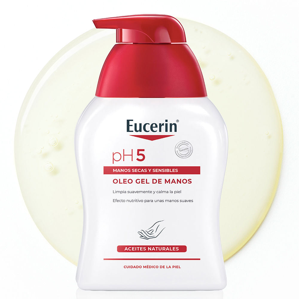 Eucerin Óleogel ph5 para mãos com pele seca e rachada 250 ml