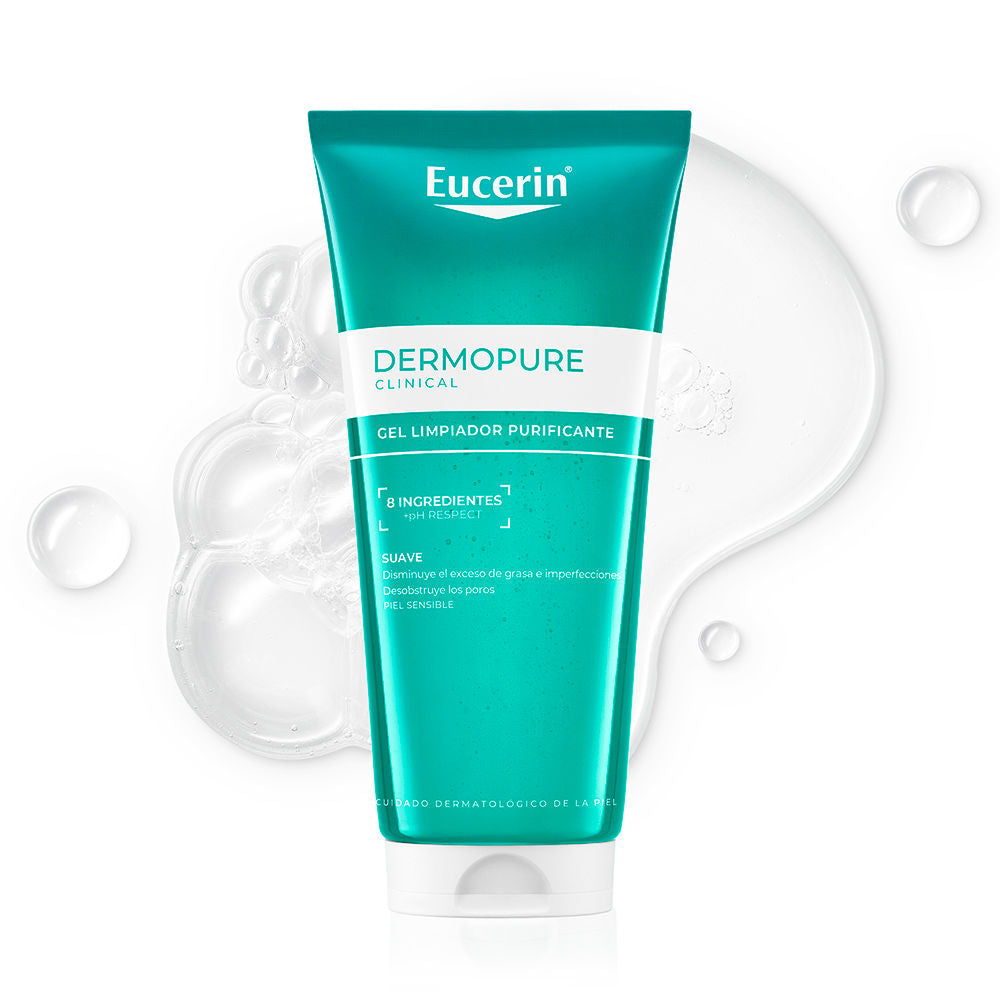 Eucerin DermoPure Clinical Gel de Limpeza Purificante Pele com Tendência Acneica 200ml