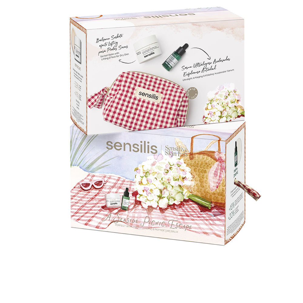 Sensilis A Seaside Picnic Escape Perfect with Prep4+ [Drops] & Peptide [AR] Bálsamo Conjunto Presente