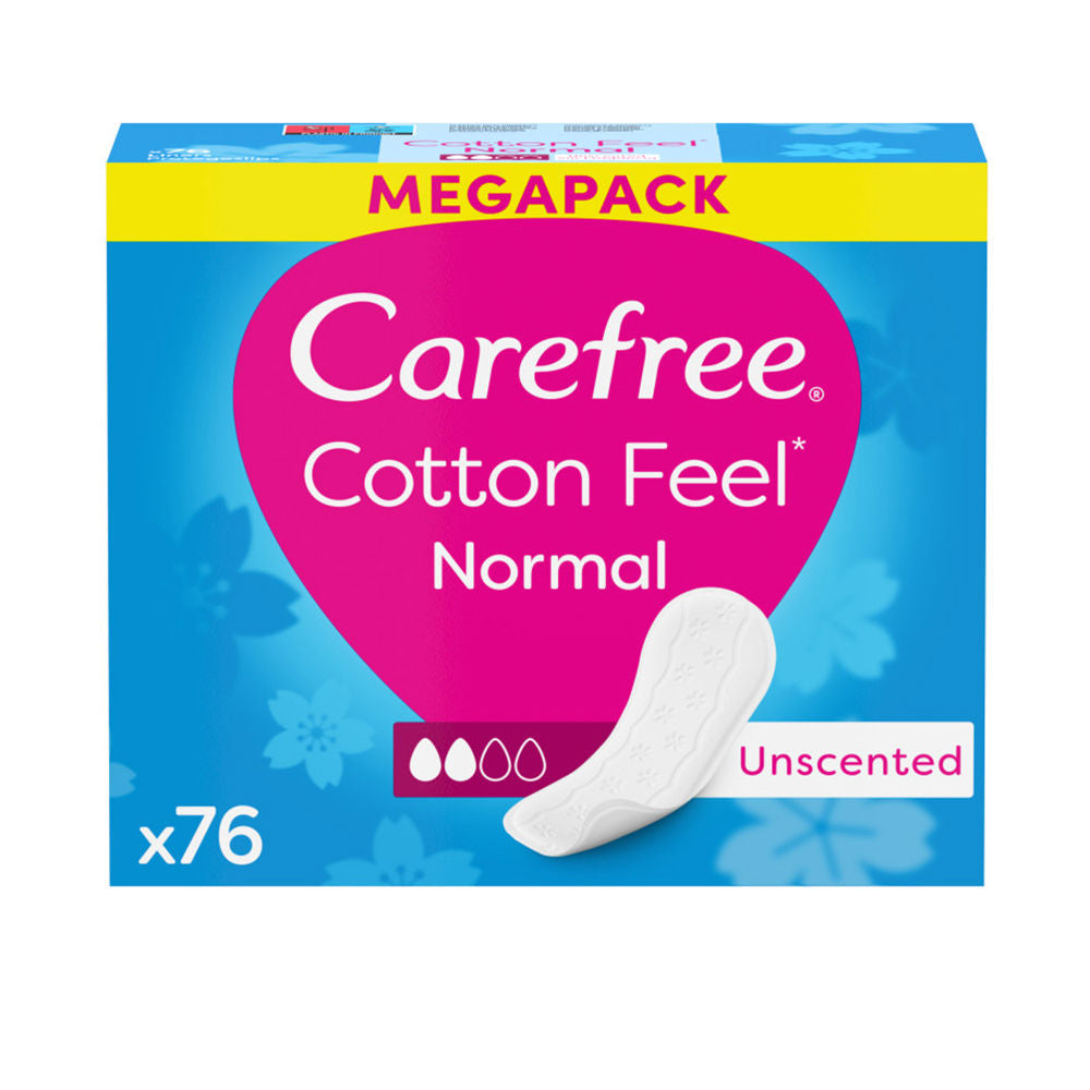 Carefree Protetor sem fragrância carefree cotton 76 u