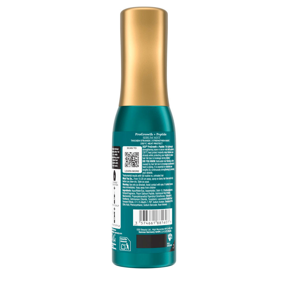 Ogx Progrowth + peptide serum mist 193 ml