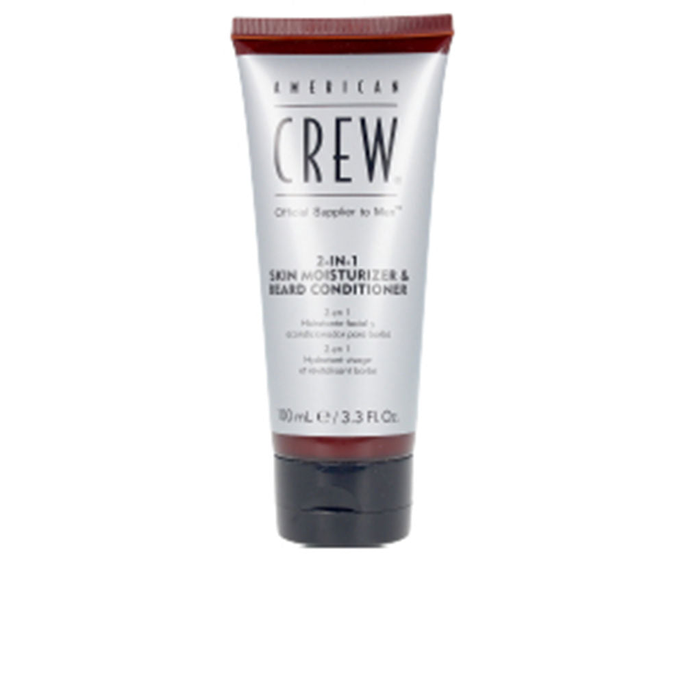 American Crew Hidratante facial e condicionador para barba 2 em 1, 100 ml