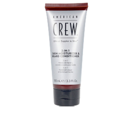American Crew Hidratante facial e condicionador para barba 2 em 1, 100 ml
