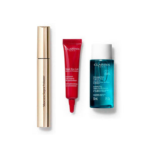 Clarins Conjunto de máscara de pestanas supra volume com 3 peças