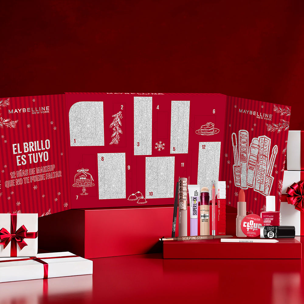Maybelline Calendário do advento com 12 peças