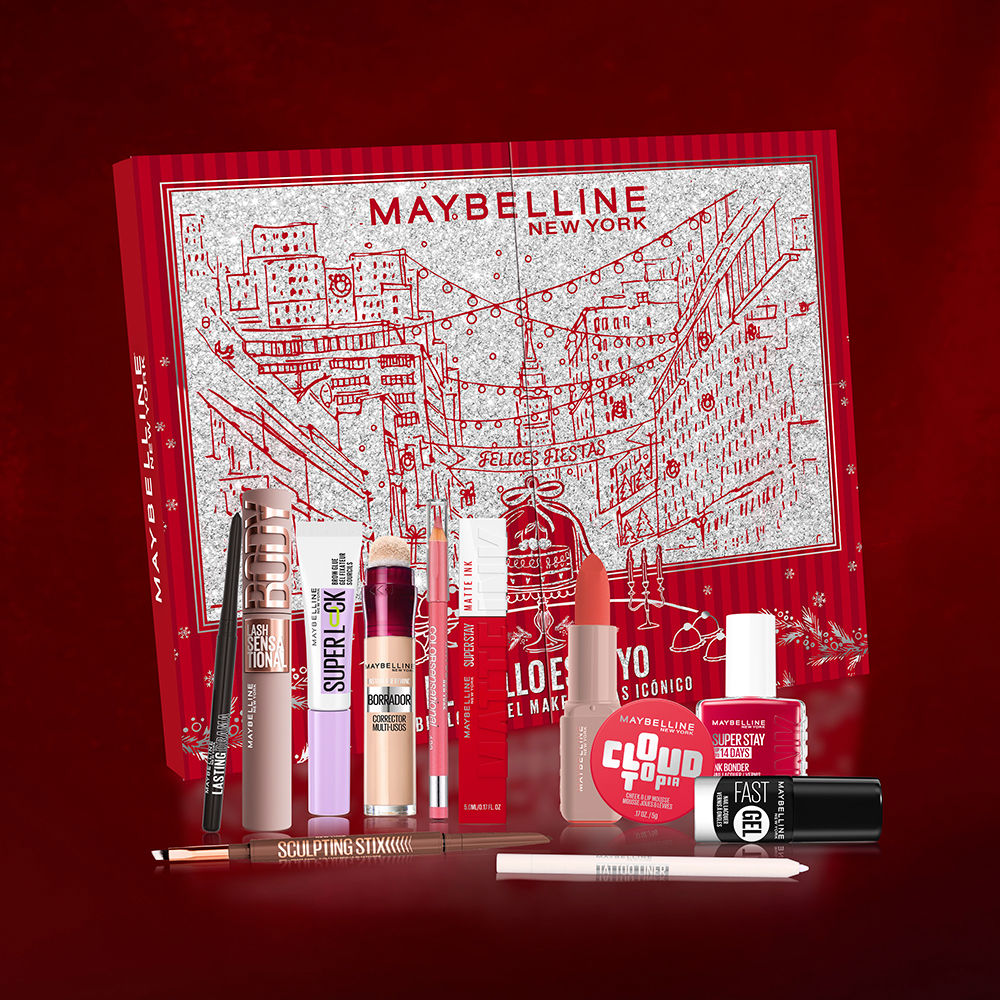 Maybelline Calendário do advento com 12 peças
