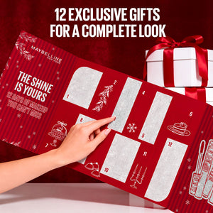 Maybelline Calendário do advento com 12 peças