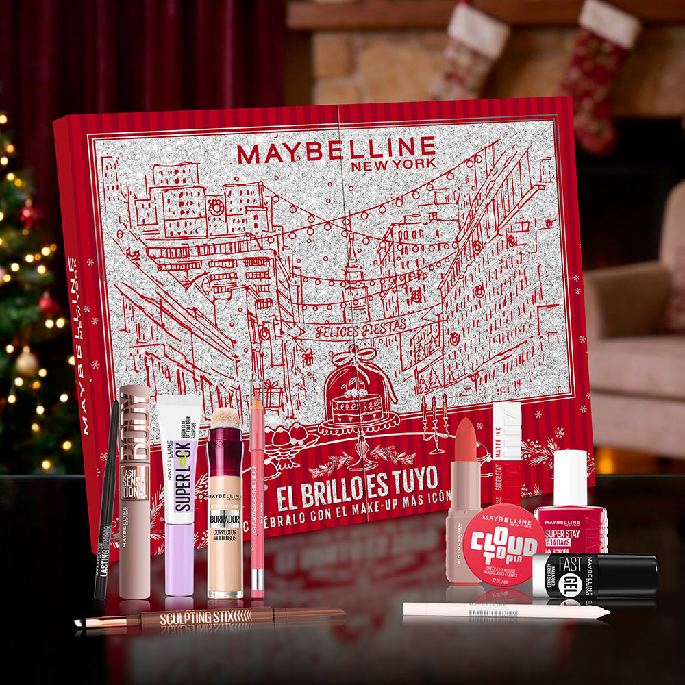 Maybelline Calendário do advento com 12 peças