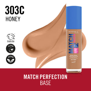 Rimmel London Base match perfection nº 303 - mel 30 ml