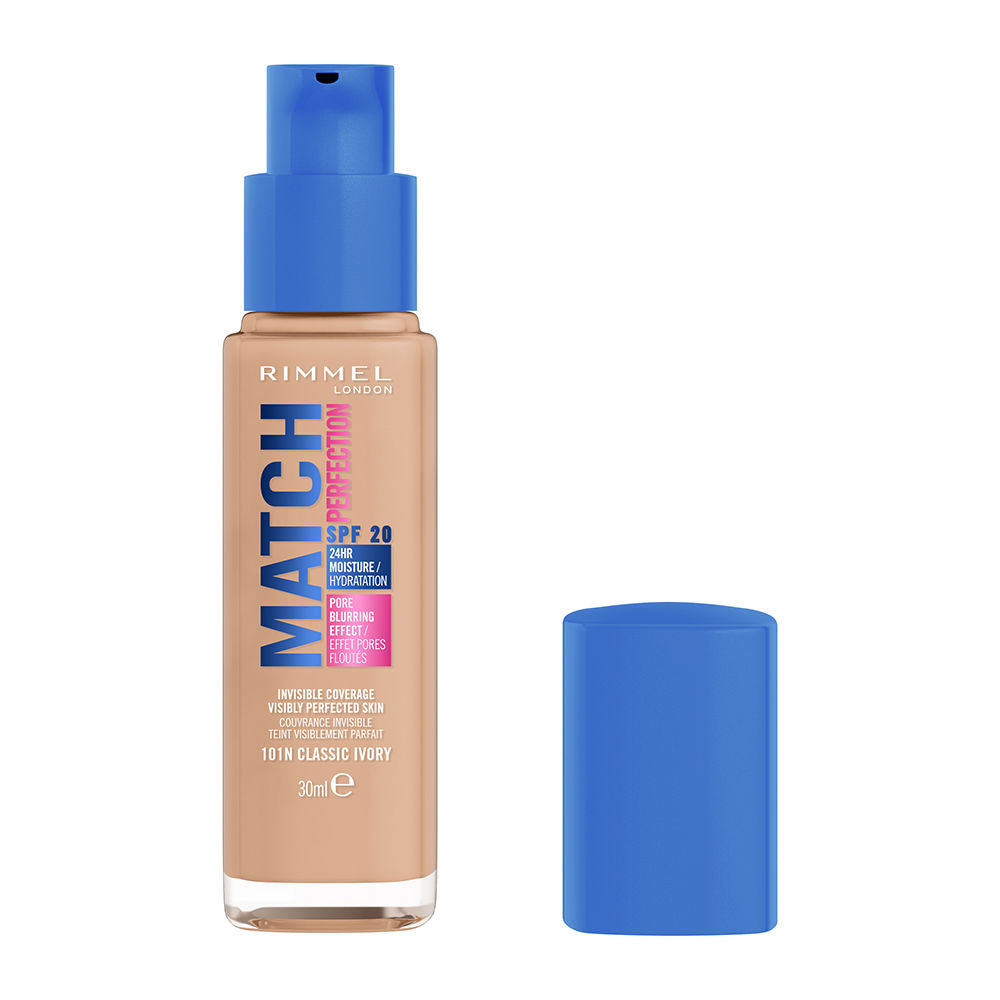 Rimmel London Base match perfection nº 101 - marfim clássico 30 ml