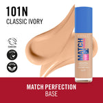 Rimmel London Base match perfection nº 101 - marfim clássico 30 ml