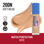 Rimmel London Base match perfection nº 200 - bege verdadeiro 30 ml