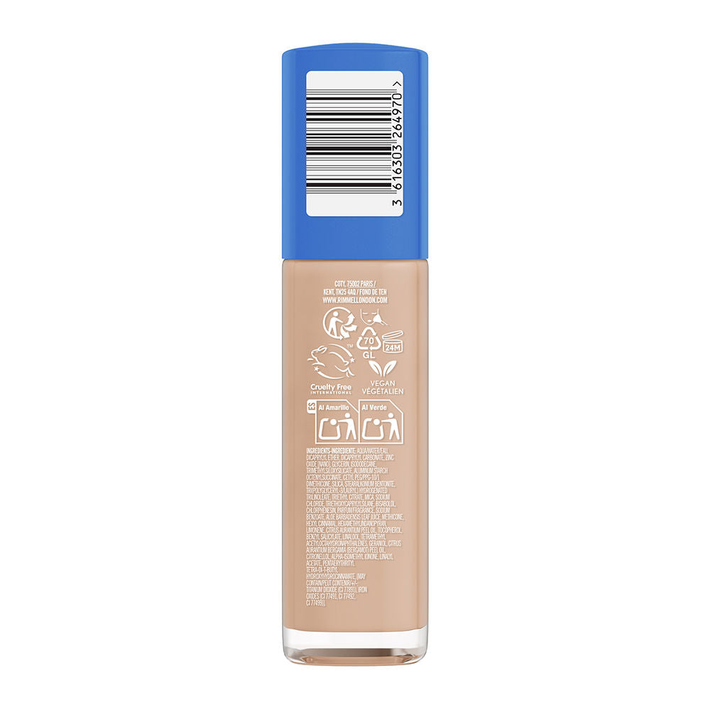 Rimmel London Base match perfection nº 100 - marfim 30 ml
