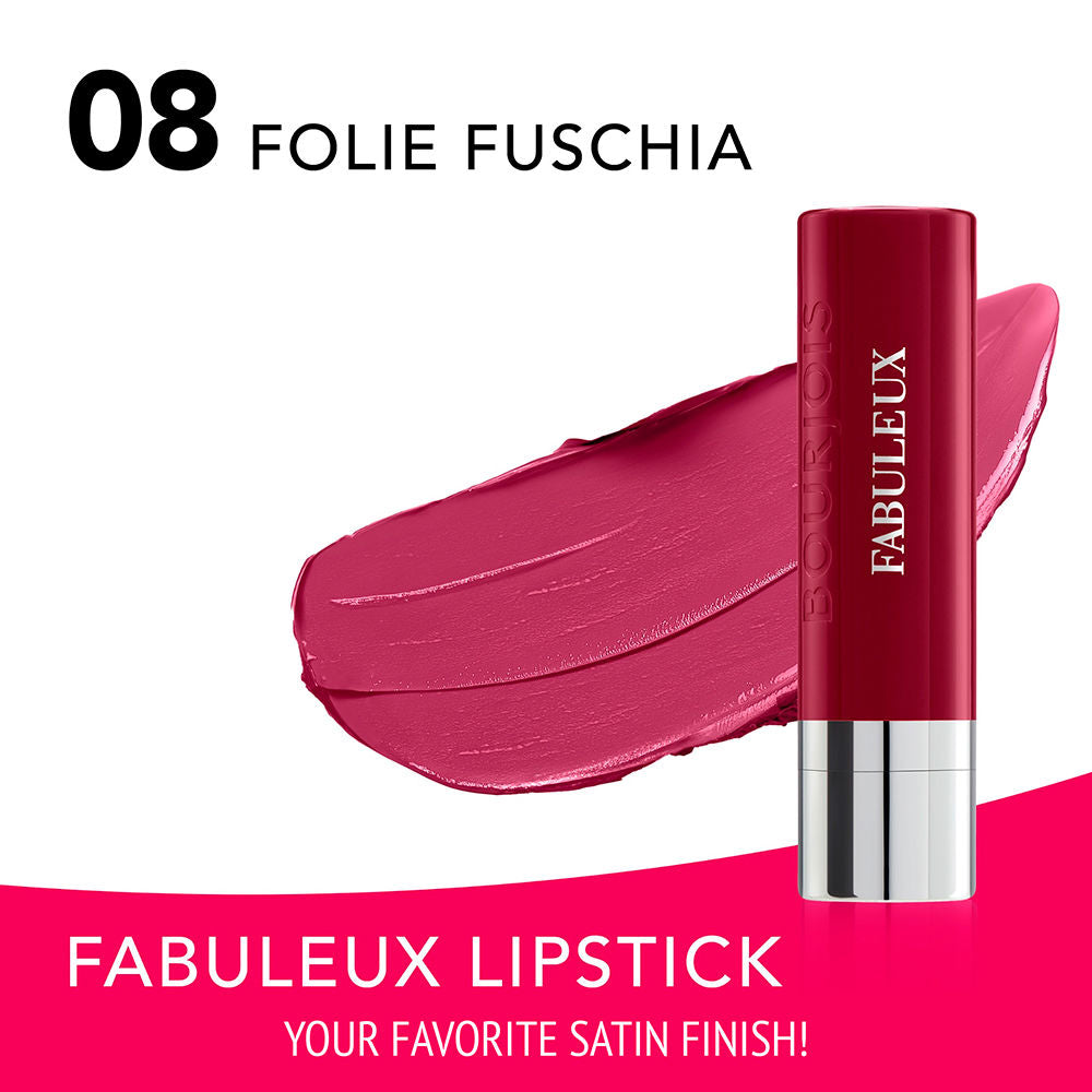 Bourjois Batom rouge fabuleux #08-folie fuschia 2,4 gr